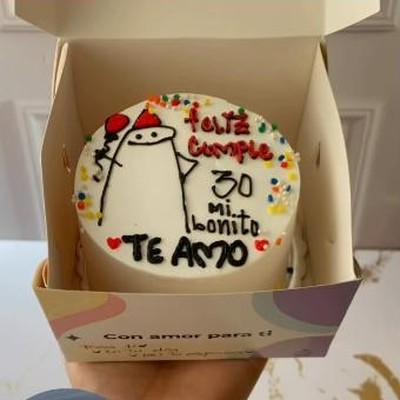 Mini torta lista para entregar